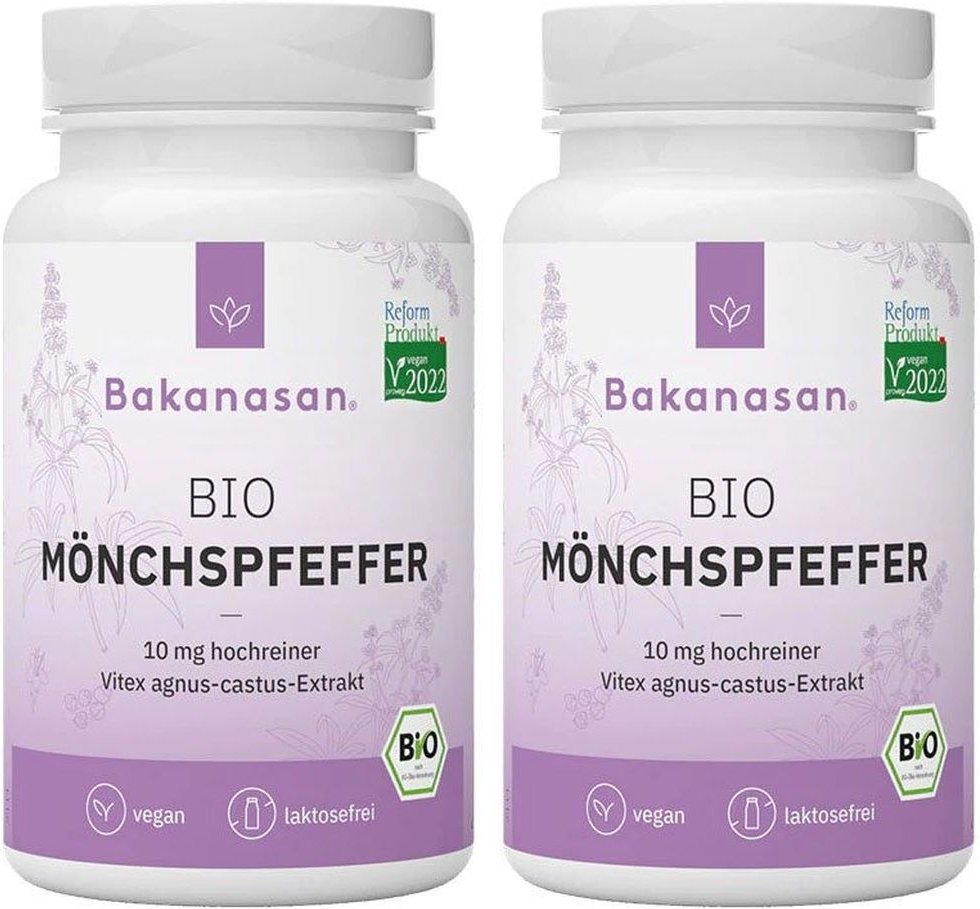 Bakanasan Bio Mönchspfeffer Kapseln 2x 2x60 St