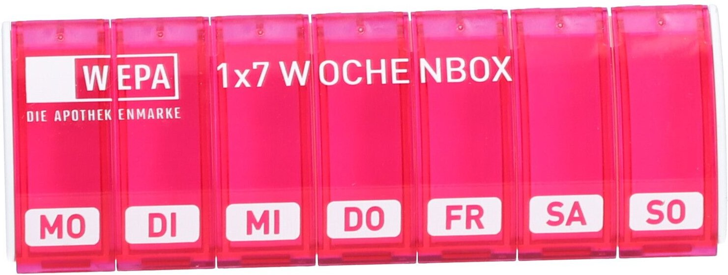 Wepa 1x7 Wochenbox UV-Schutz + pink