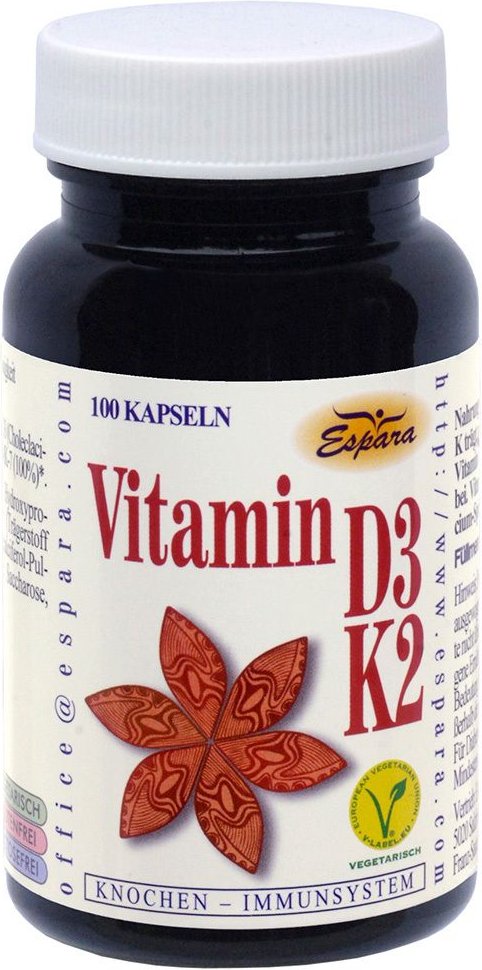 Vitamin D3-K2 Kapseln 100 St