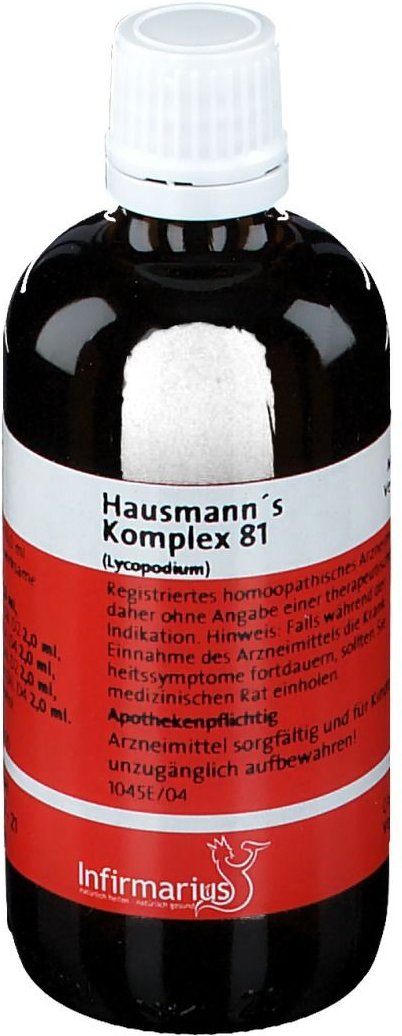 Hausmann Komplex 81 Lycopodium Tropfen 100 ml