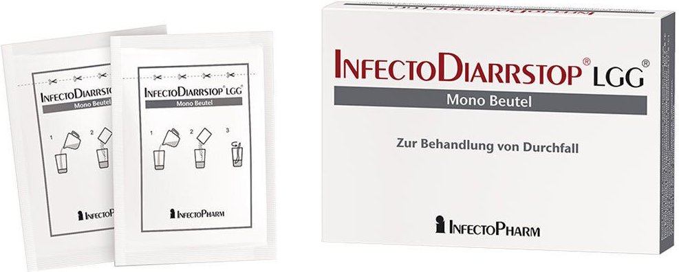 Infectodiarrstop LGG Mono Beutel P.H.Susp.z.Einn. 10 St Pulver zur Herstellung einer Susp. zum Einnehmen