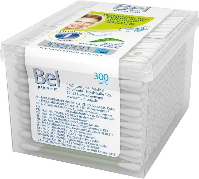 BEL Premium Wattestäbchen 300 St Stäbchen