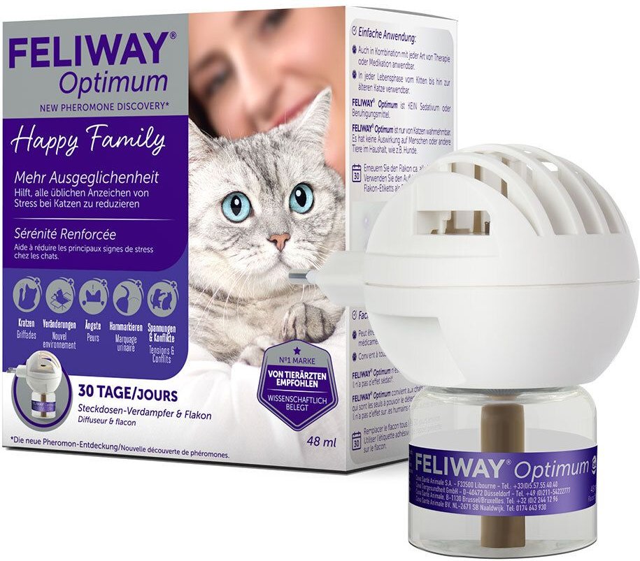 Feliway Optimum Start-Set f.Katzen 48 ml Lösung für einen Vernebler