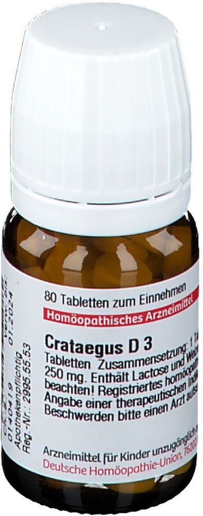 Crataegus D 3 Tabletten 80 St