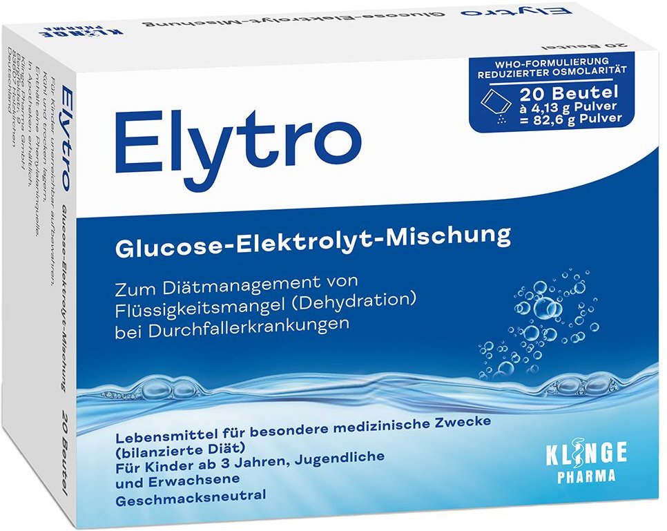 Elytro Pulver z.Herst.e.Lösung z.Einnehmen 20 St zur Herstellung einer Lösung zum Einnehmen