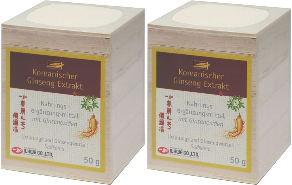 Koreanischer Ginseng Extrakt 2x 2x50 g
