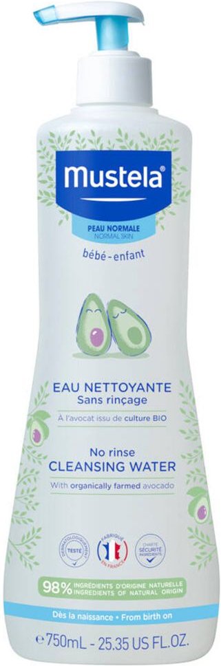 Mustela Baby Reinigend Water Zonder Spoelen Normale Huid 750 ml Reinigungsmittel