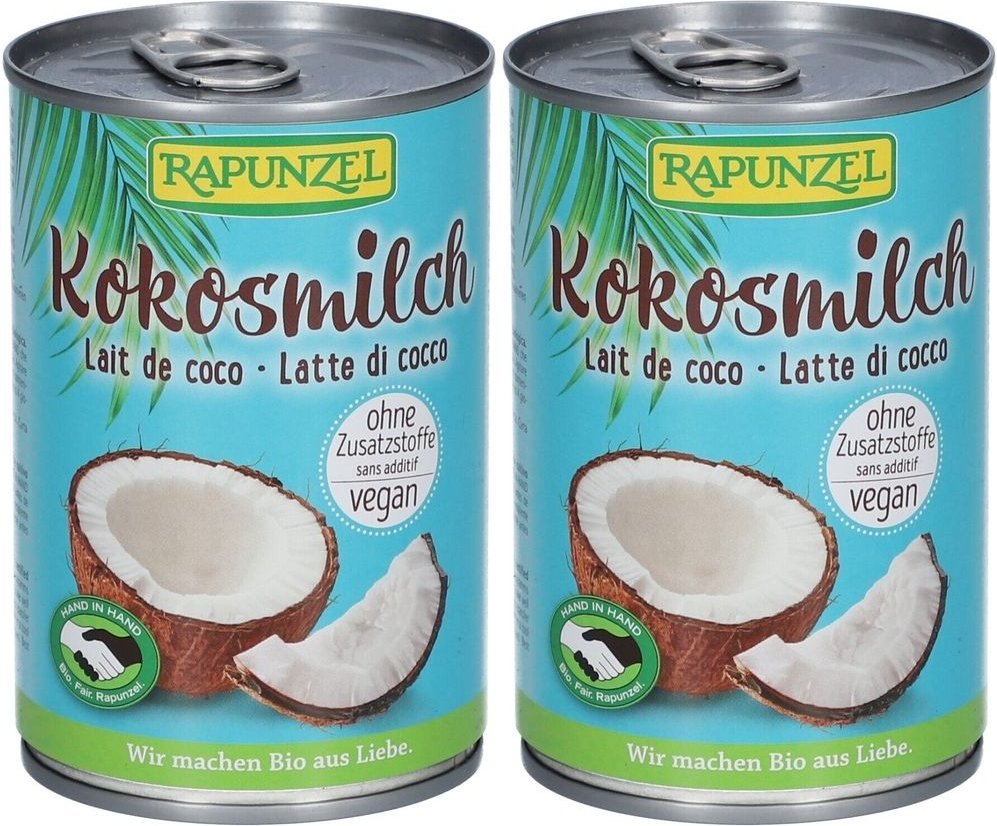Rapunzel Kokosmilch HIH x2 2x400 ml Milch