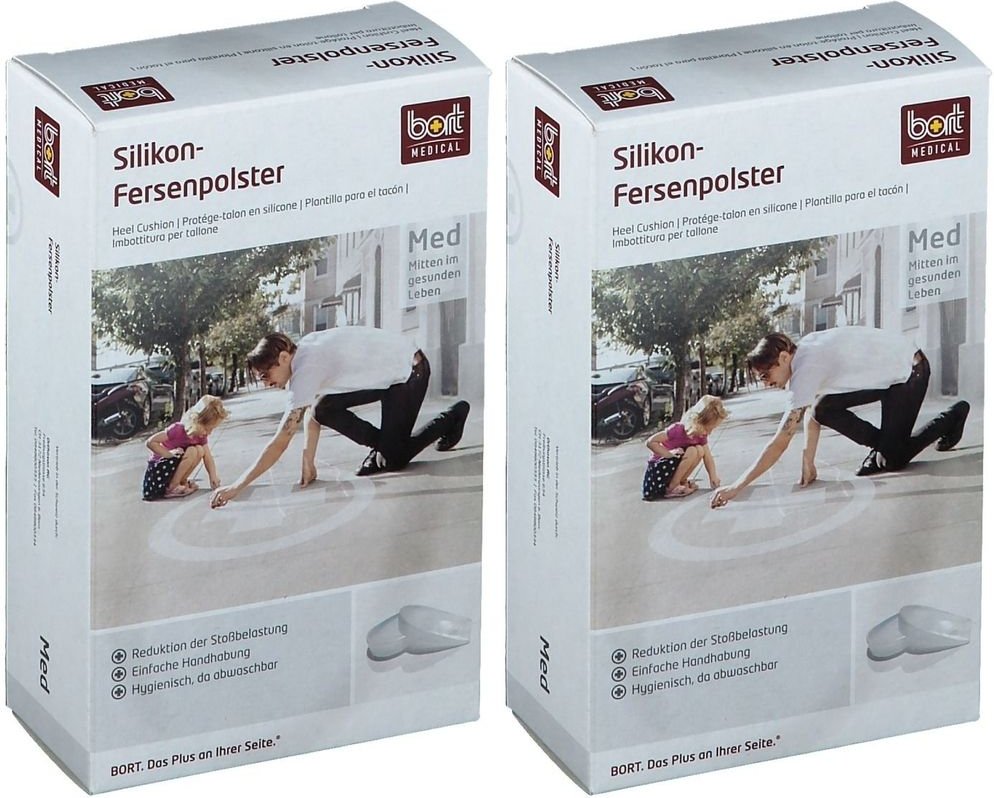Bort Sili Fersenpolster ME x2 2x2 St