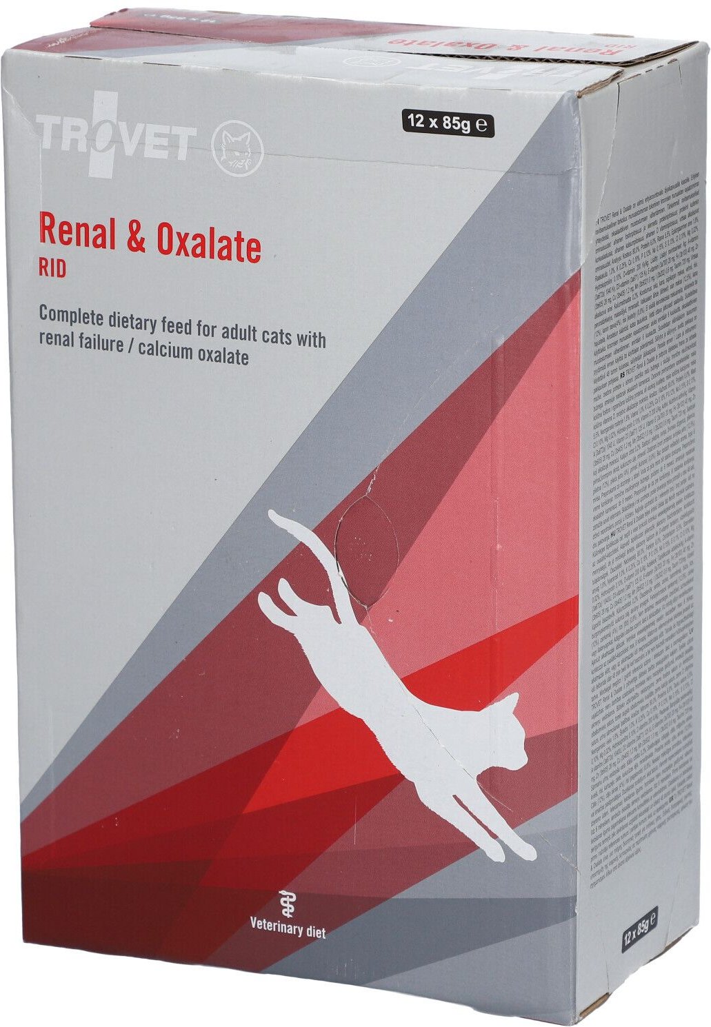 Trovet Renal & Oxalate RID Kat 12x85 g Futter