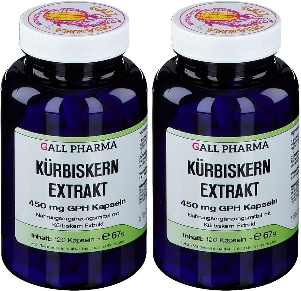 Kürbiskern Extrakt 450 mg GPH Kapseln 2x 2x120 St