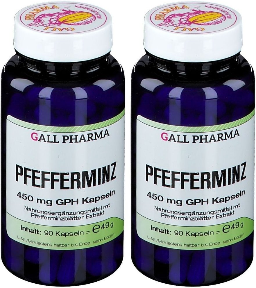 Pfefferminz 450 mg GPH Kapseln 2x 2x90 St