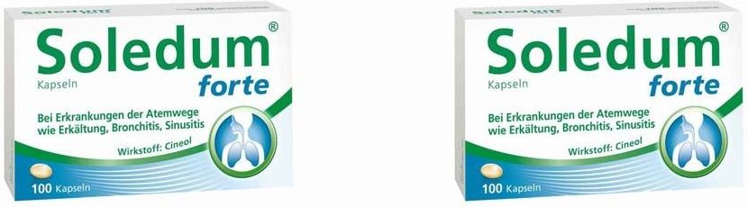 Soledum Kapseln forte 200 mg 2x 2x100 St magensaftresistent