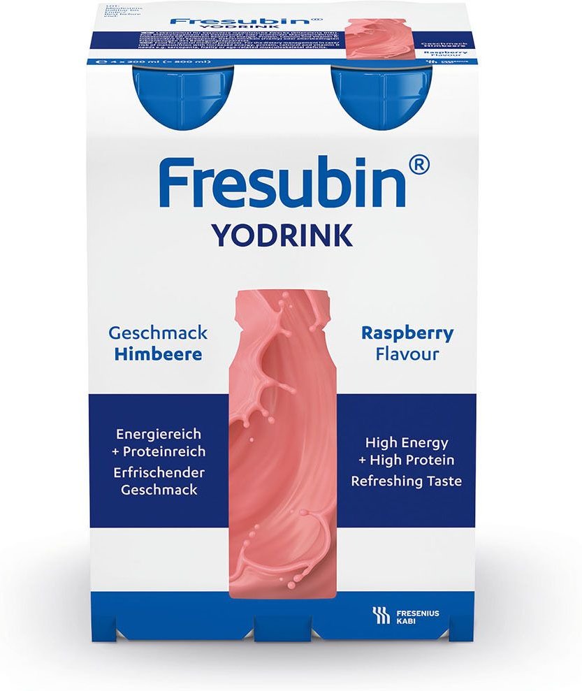 Thumbnail - Fresubin YoDrink Himbeere 4x200 ml Flüssigkeit