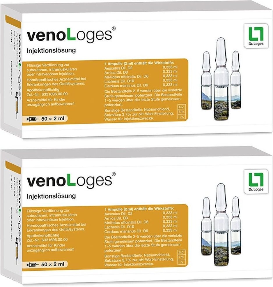 Venologes Injektionslösung Ampullen x2 2x50x2 ml