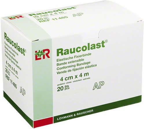 Elafix Binden Raucolast 4 cm o.Zellglas 20 St