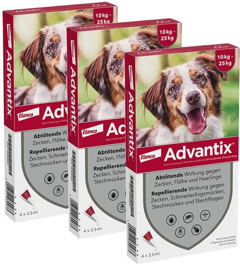 Thumbnail - Advantix Spot on für Hunde 10 - 25 kg 3x4 St Lösung