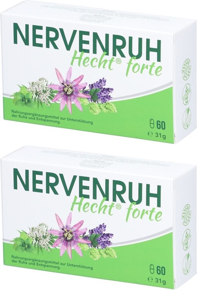 Nervenruh Hecht forte Kapseln 2x 2x60 St