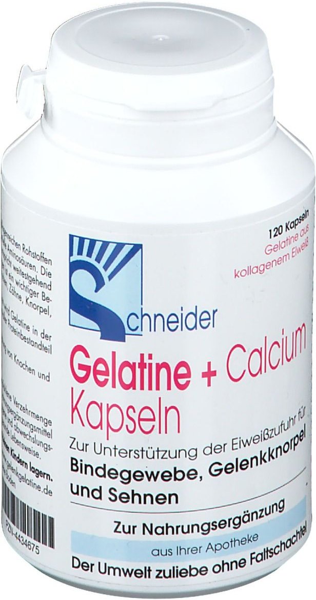 Gelatine + Calcium Kapseln
