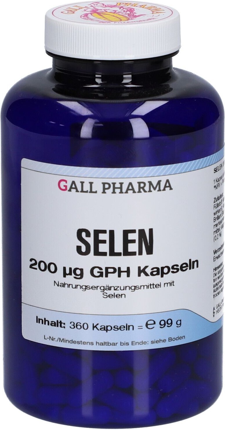 Selen 200 µg GPH Kapseln 360 St