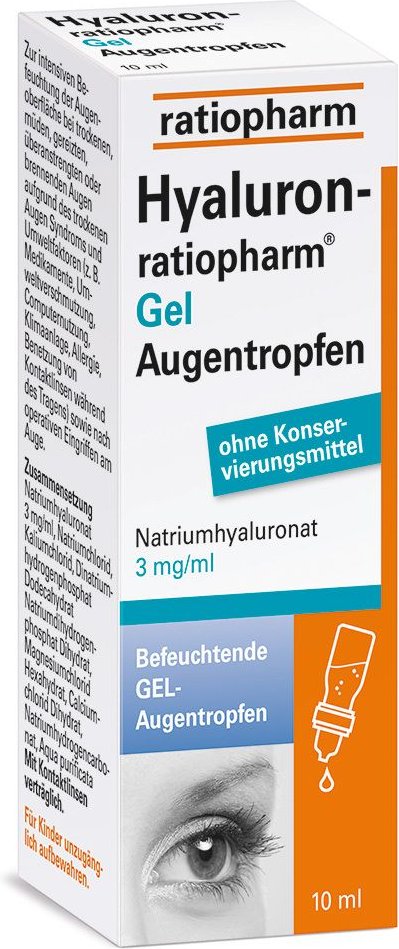 Hyaluron-Ratiopharm Gel Augentropfen