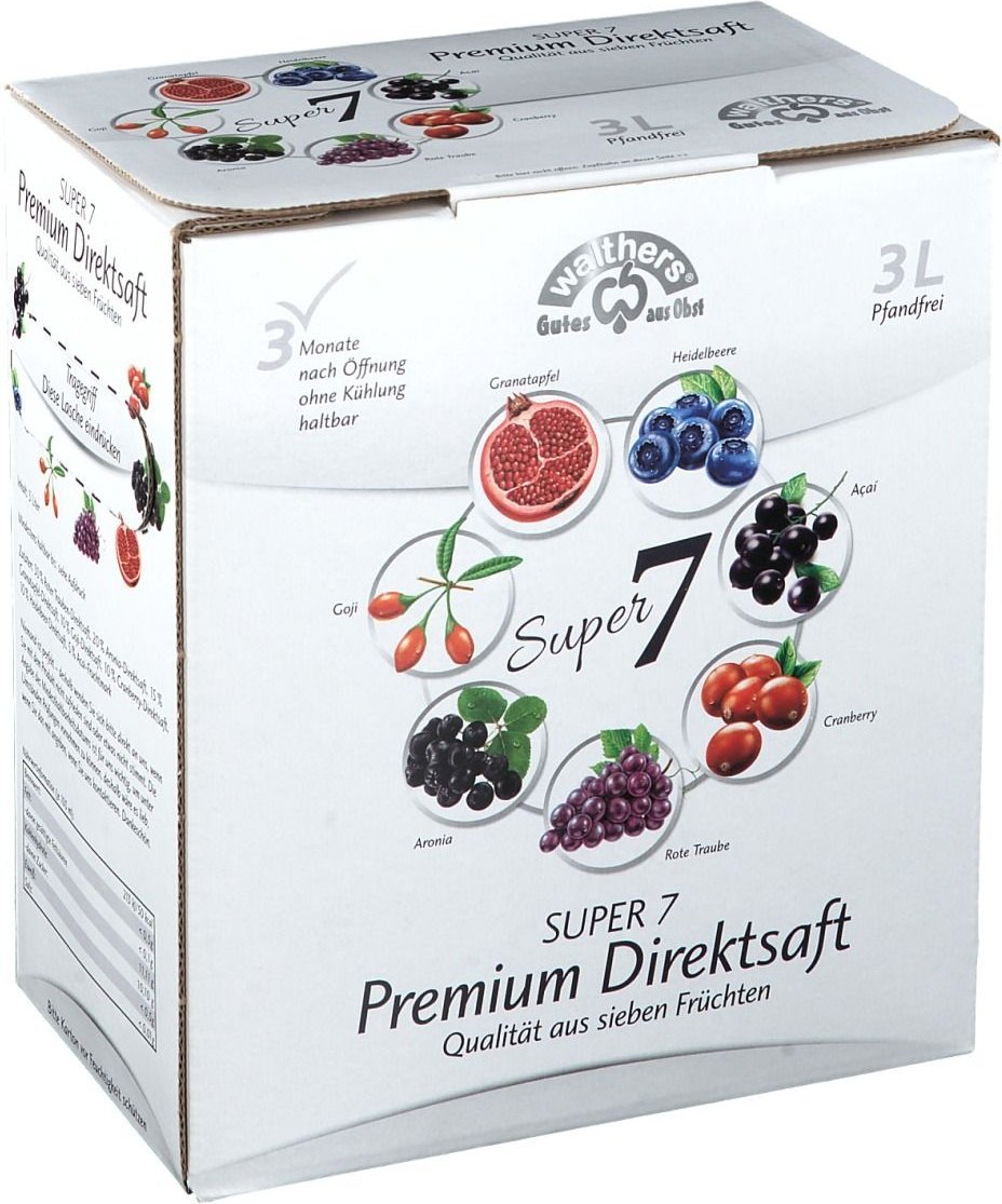 Super 7 Premium Direktsaft 3 l Saft