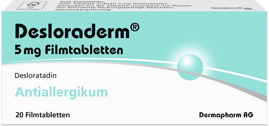 Desloraderm 5 mg Filmtabletten 20 St