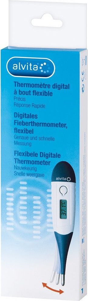 Alvita digitales Fieberthermometer flexibel 1 St Thermometer