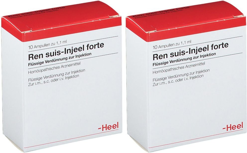 REN suis Injeel forte Ampullen Doppelpack 2x10 St