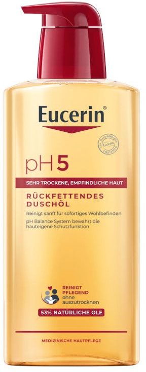 Eucerin pH5 Duschöl empfindliche Haut m.Pumpe 400 ml Öl