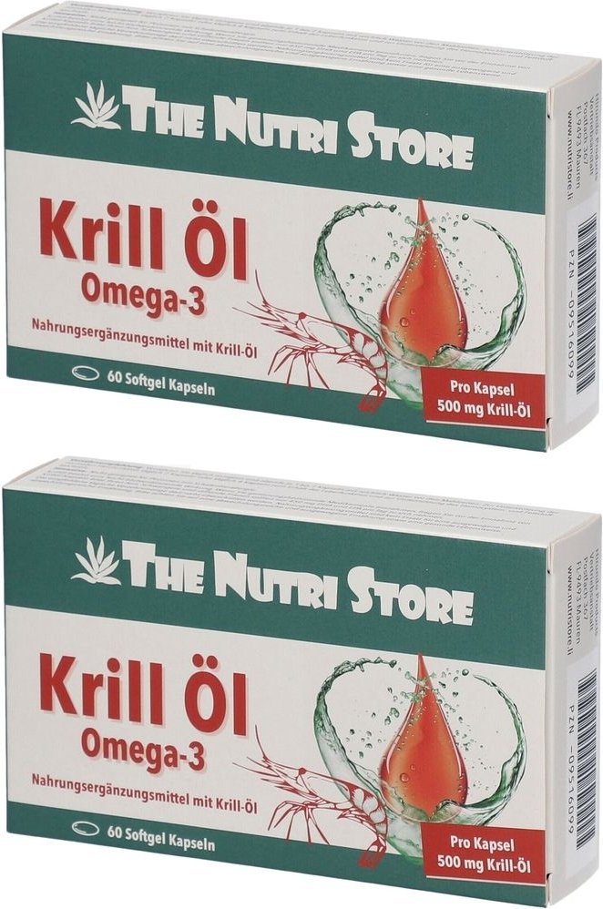 Krillöl 500 mg Kapseln 2x 2x60 St Weichkapseln