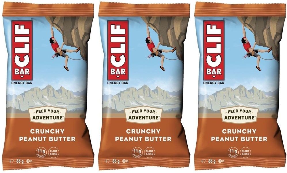 Clif Bar Crunchy Peanut Butter x3 3x68 g