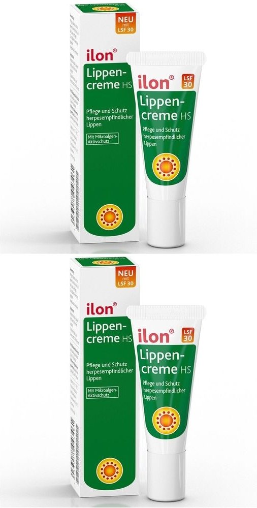 Ilon Lippencreme HS 2x 2x10 ml Lippenschutz