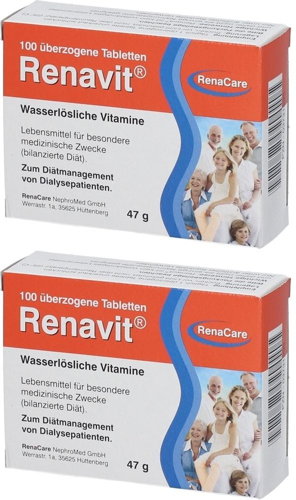Renavit überzogene Tabletten 2x 2x100 St Überzogene