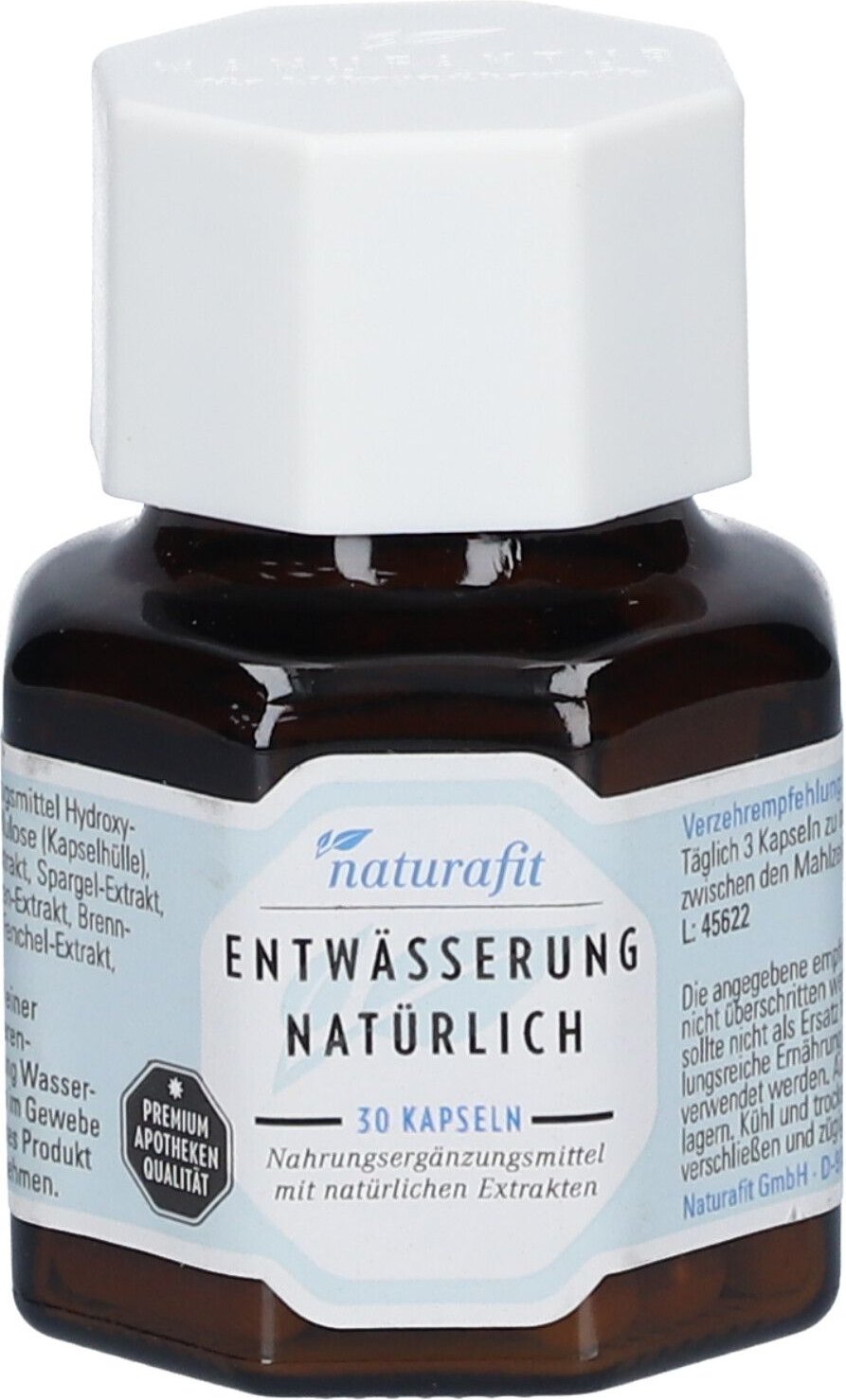 Naturafit Entwässerung natürlich aus nat.Extr.Kps. 30 St Kapseln