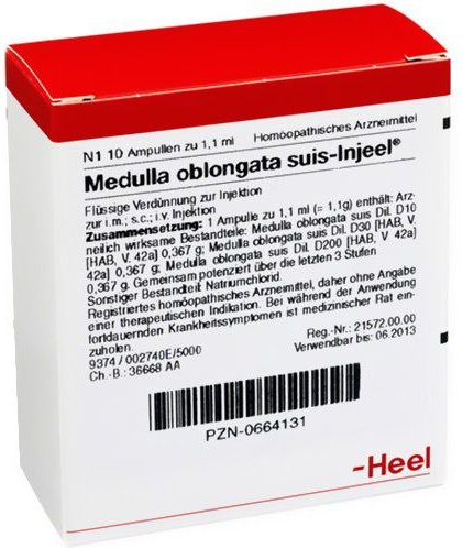 Medulla Oblongata suis Injeel Ampullen 10 St