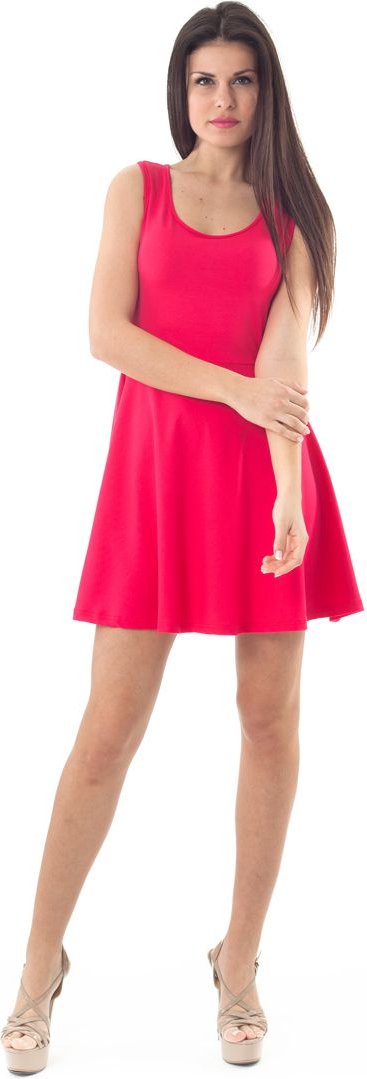 Thumbnail - Skaterkleid mit Schleifendetail in Rot