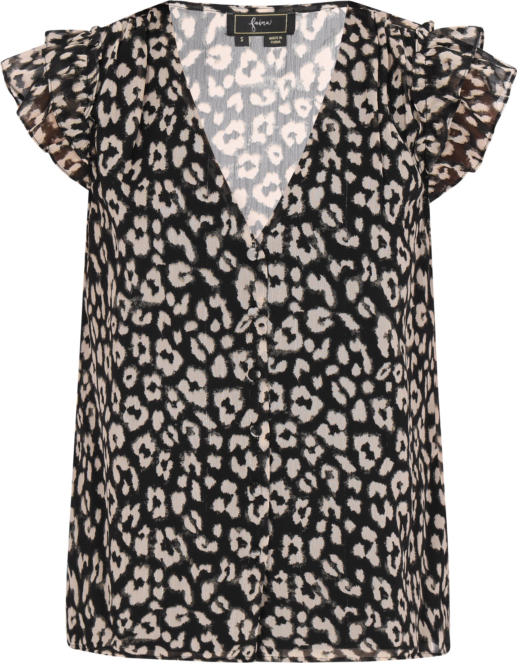 Thumbnail - Faina Bluse Frauen cremeweiß schwarz