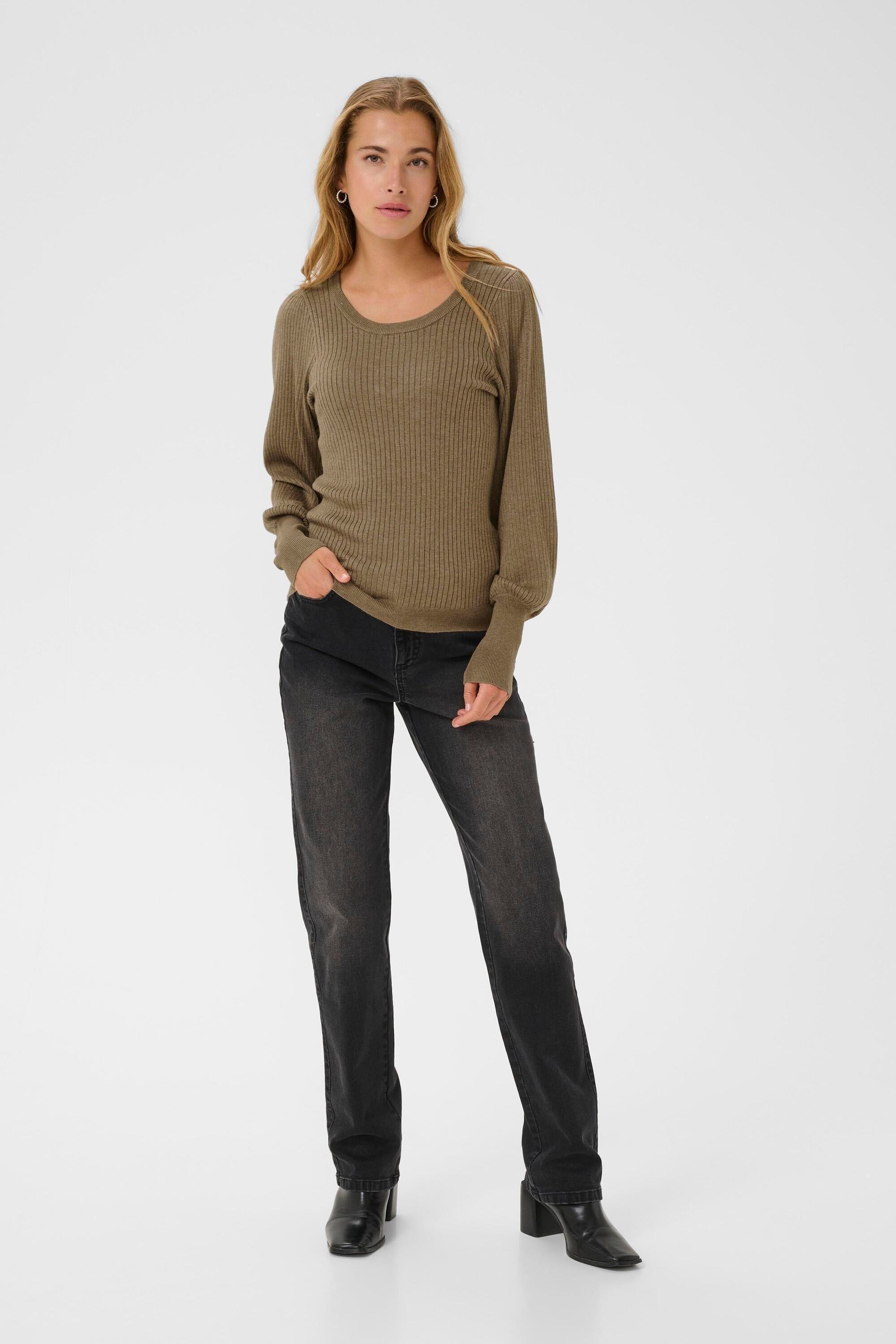 Thumbnail - Strickpullover KAdora Slim fit beige
