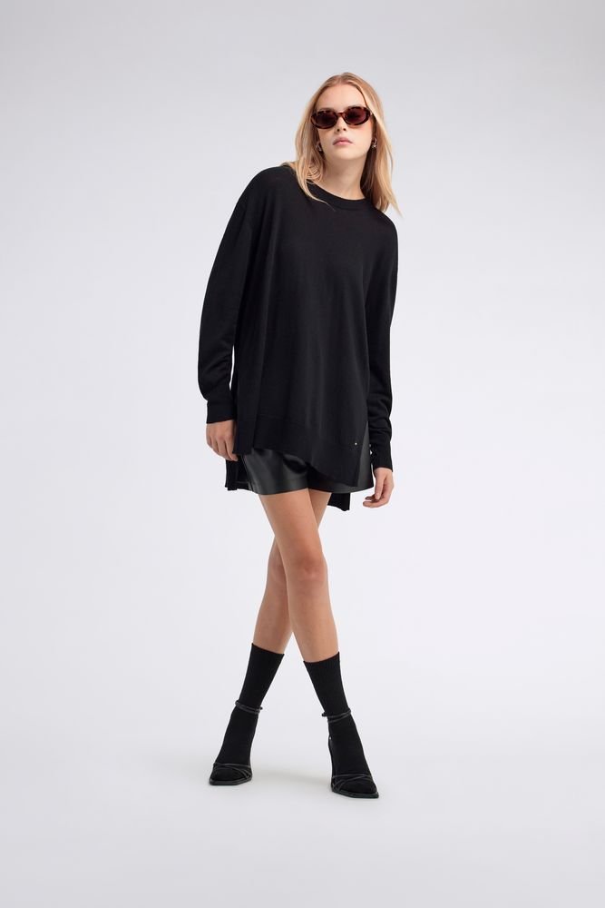 Oversized-Passform Damenpullover GEORGETTE LONG