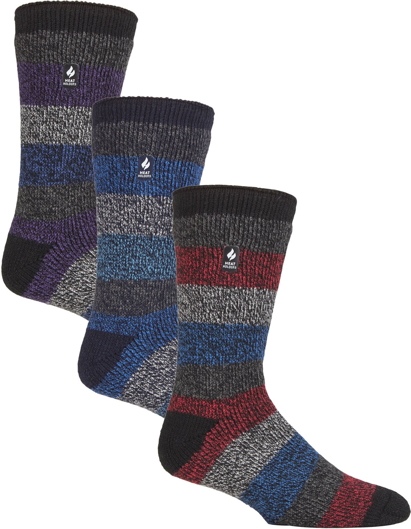HEAT HOLDERS - 3er Pack Multipack Herren Thermosocken für den Winter - Porto