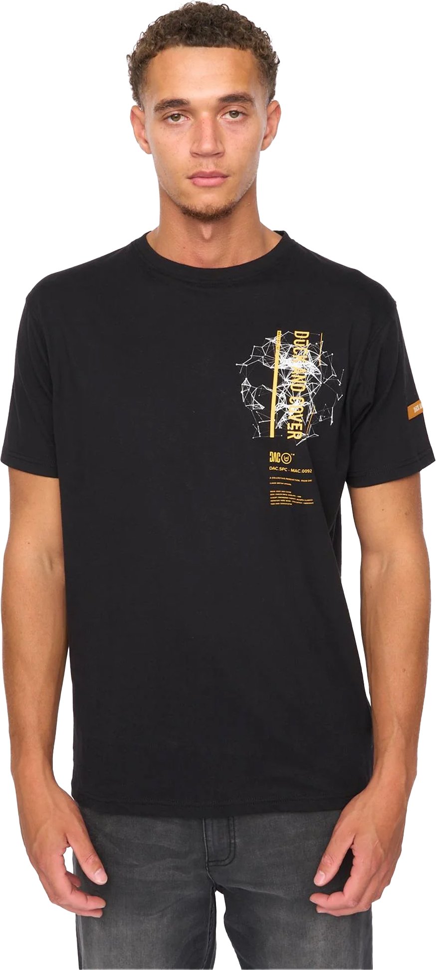 Duck and Cover - "Protonz" T-Shirt für Herren (Schwarz)