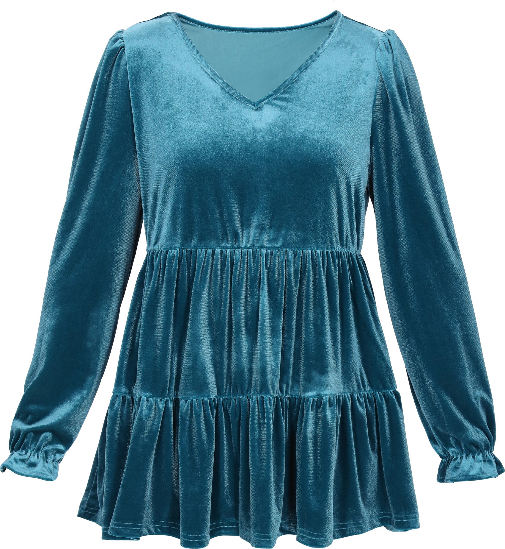 FELIPA Bluse Frauen Blau Grün