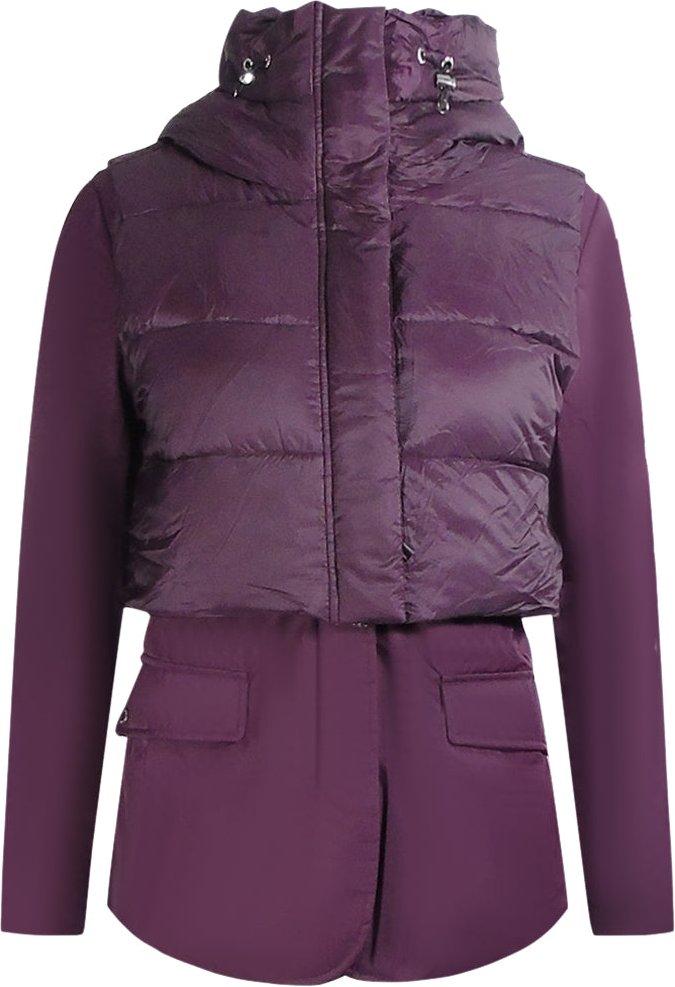 Parajumpers Layla Fig Lila Daunenjacke mit Kapuze