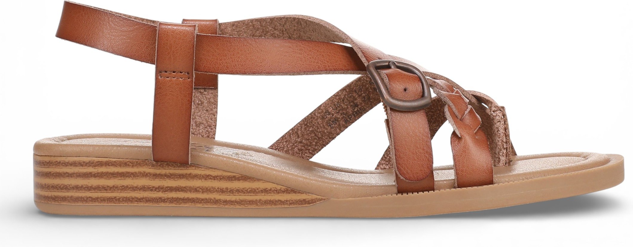 Blowfish Malibu Damen Scotch Tan Micro Wedge Riemchensandalen – April