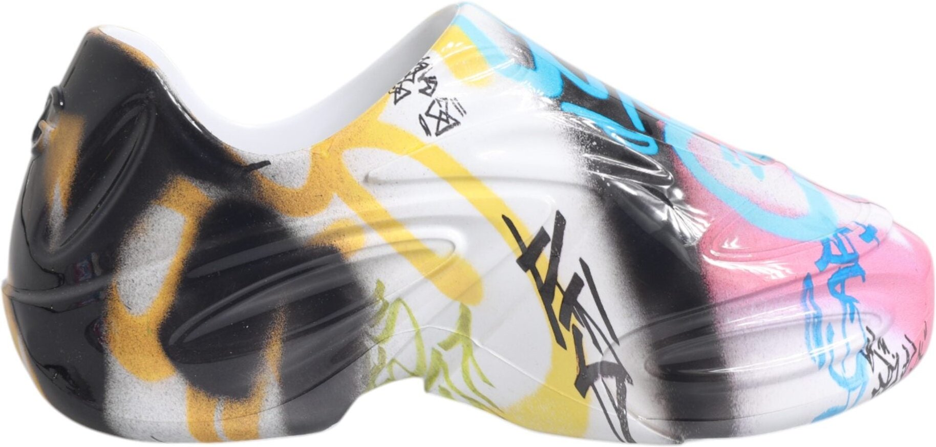 Dolce & Gabbana Mehrfarbige Graffiti Daymaster Sneakers Schuhe