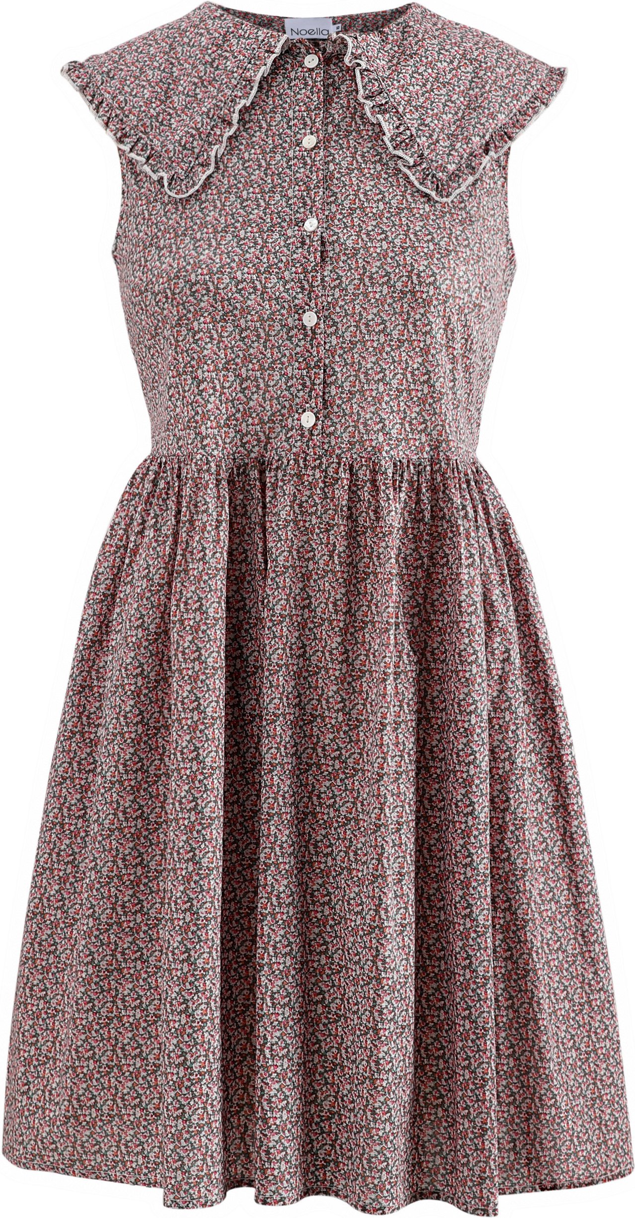 Cilla Kleid aus Baumwoll-Popeline in Pink