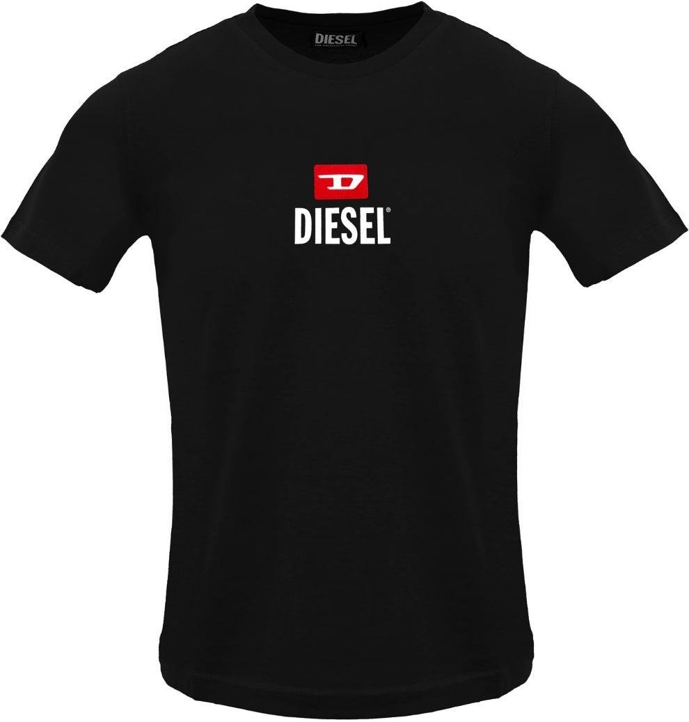 Diesel - "Just Small New D" T-Shirt für Herren (Kaviar-Schwarz)