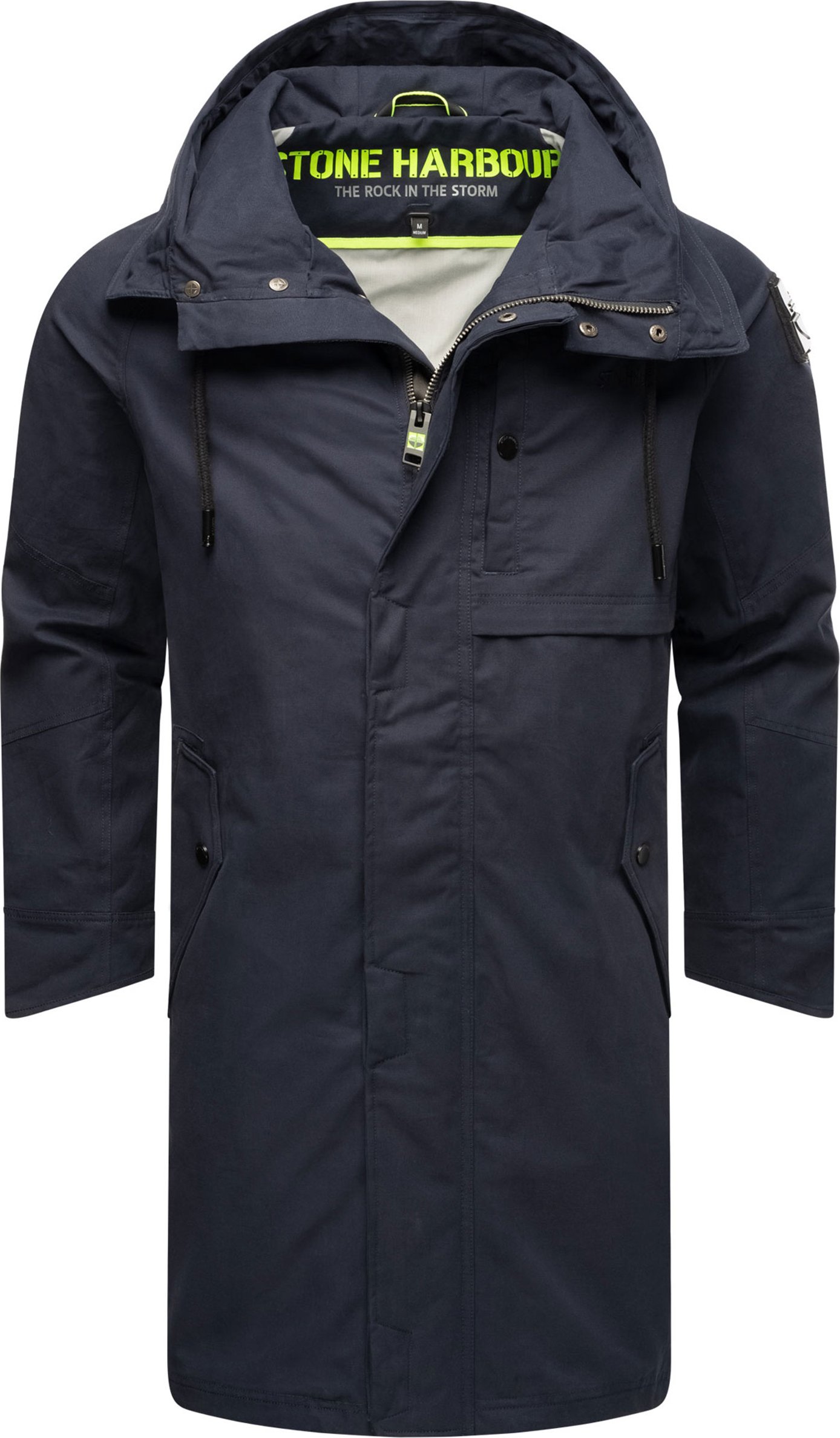 Stone Harbour leichte Herrenjacke Yaroon aus Baumwolle & mit langem Schnitt