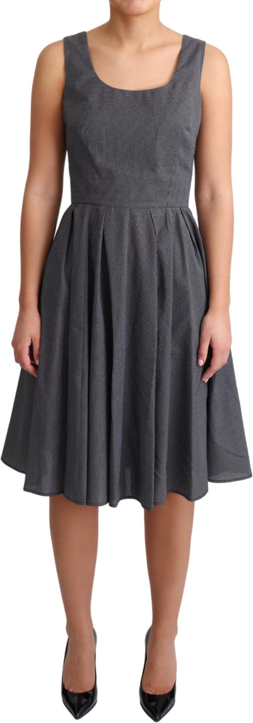 Dolce Gabbana Aline Kleid aus bedruckter Baumwolle